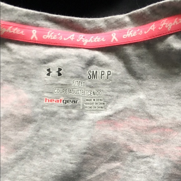 🌸UNDER ARMOUR GO FIGHT CURE SHIRT🌸 - Picture 2 of 3